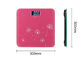 사각 300x300MM 목욕탕 디지털 방식으로 가늠자, 분홍색 전자 무게 가늠자 협력 업체